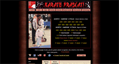 Desktop Screenshot of karatefrascati.it