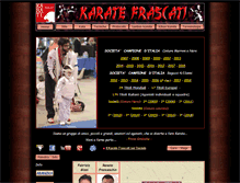Tablet Screenshot of karatefrascati.it